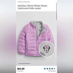 Minnie Mouse Gap Puffer Coat